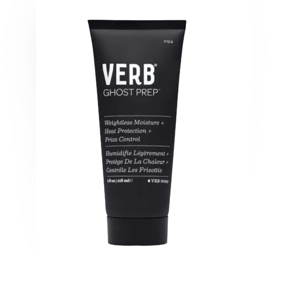 Verb Ghost Prep Weightless Moisture + Heat Protectant + Frizz Control 4oz New